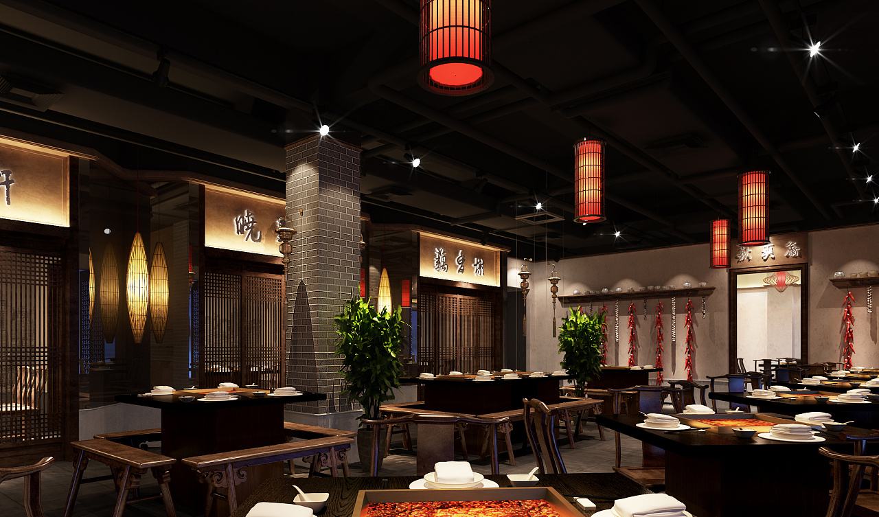 中海弘方裝飾 火鍋店裝修設計墻面的重要性(圖1)