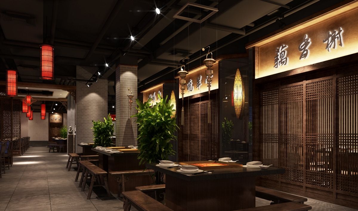 中海弘方裝飾 火鍋店裝修設計墻面的重要性(圖2)