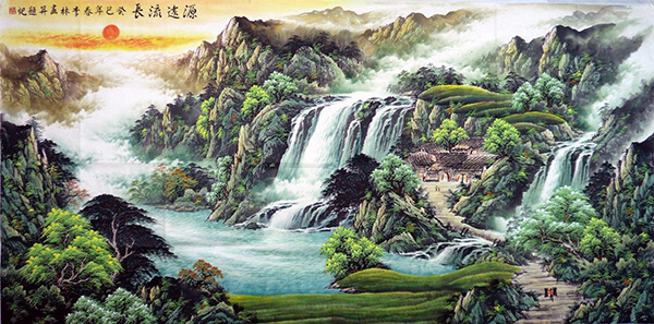 辦公室掛什么畫最吉利,什么屬相不能掛山水畫(圖2) 辦公室掛什么畫最吉利,什么屬相不能掛山水畫(圖2)