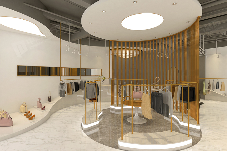 南京商業(yè)空間裝修設(shè)計(jì)--服裝店店面裝修多少錢(圖1)