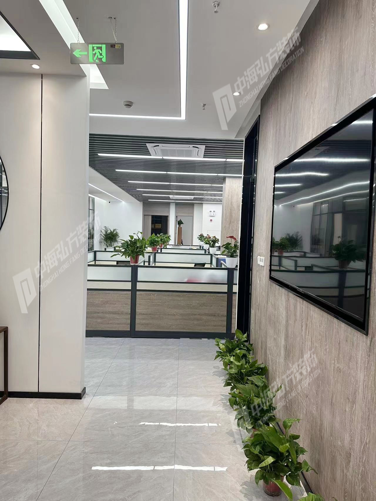 愚工智能辦公室裝修完工實景圖(圖3)