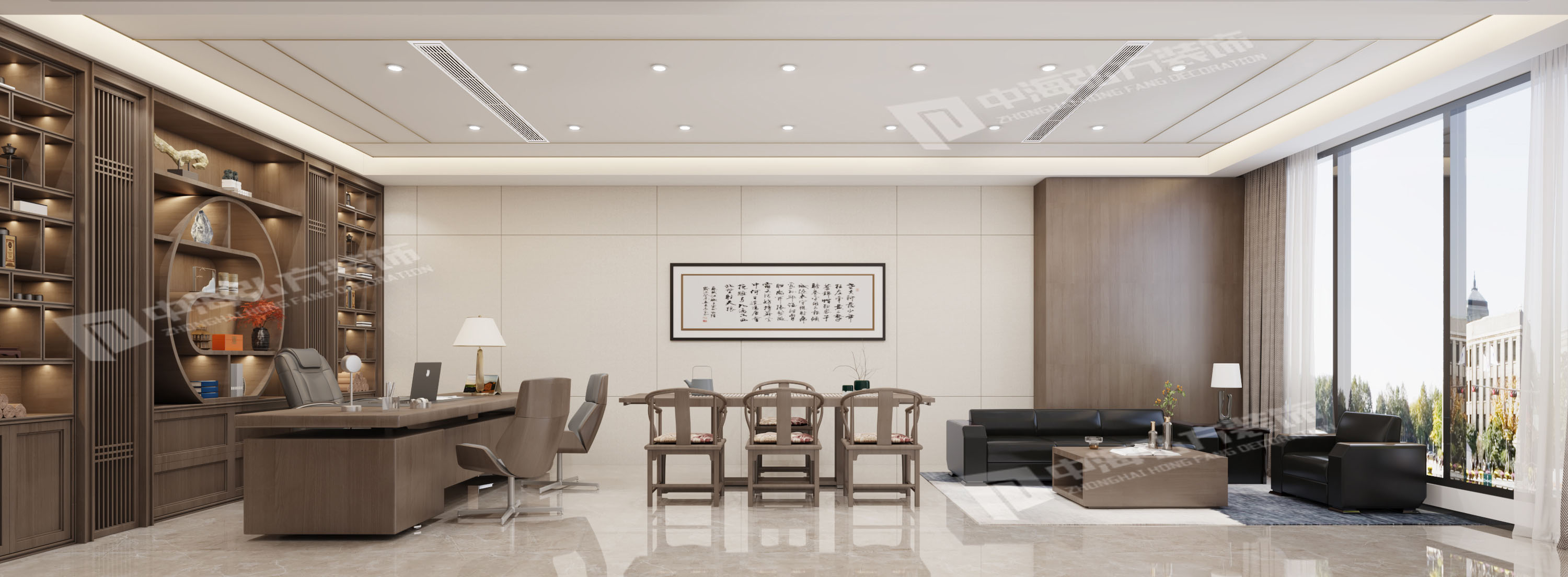 蘇恒建設辦公室裝修設計(圖3)