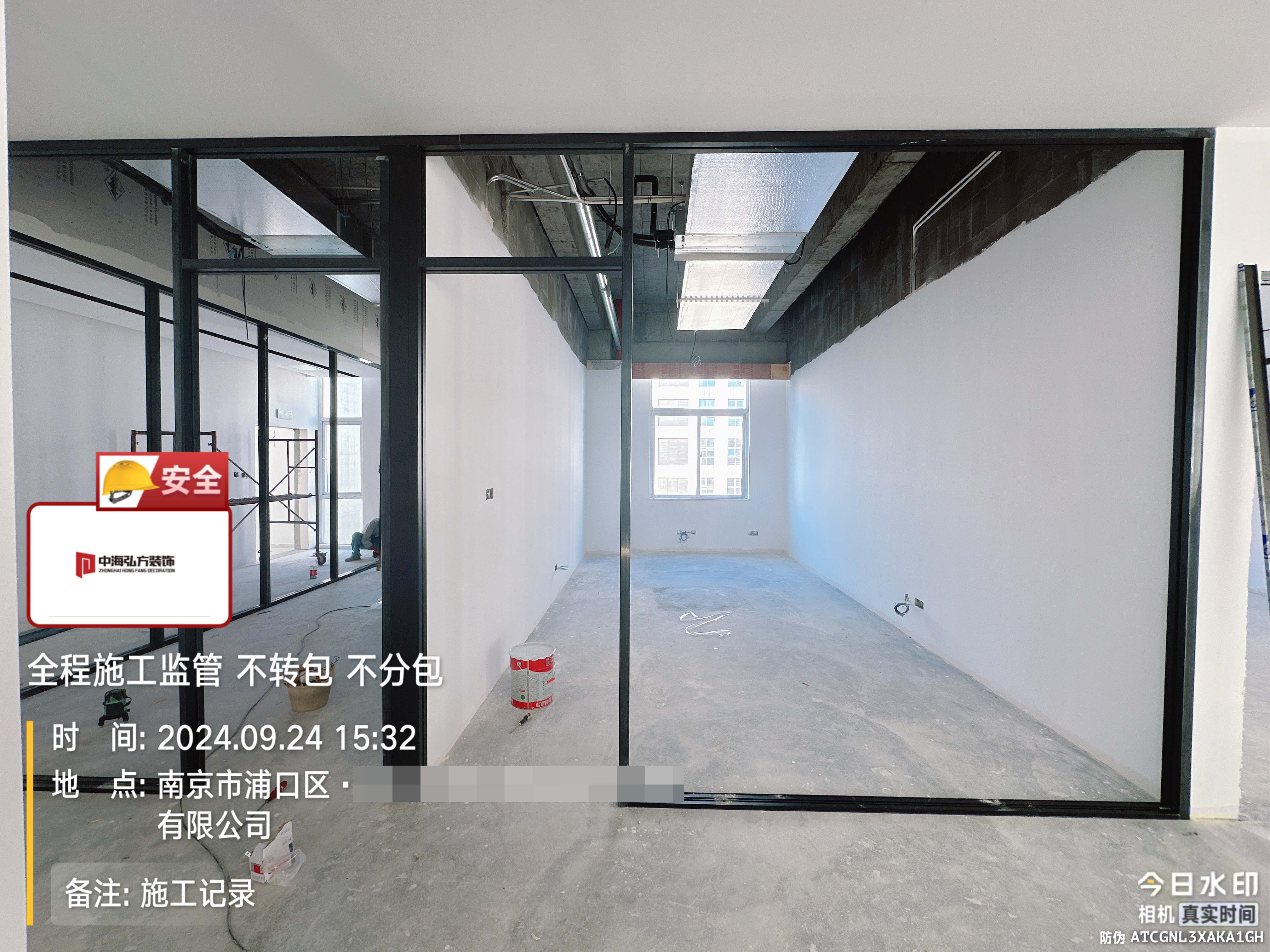 【施工巡檢】南京浦口區獨棟辦公樓裝修施工中(圖7)